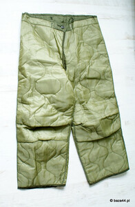 Oryg. podpinka US ARMY spodnie M65 - Small Long z 1970