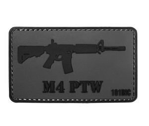 Naszywka PVC 3D rzep - M4 PTW